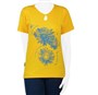 تی شرت T Shirt  Women turtlenecks Knitted Tshirt designs Saman Tricot sunflower yellow